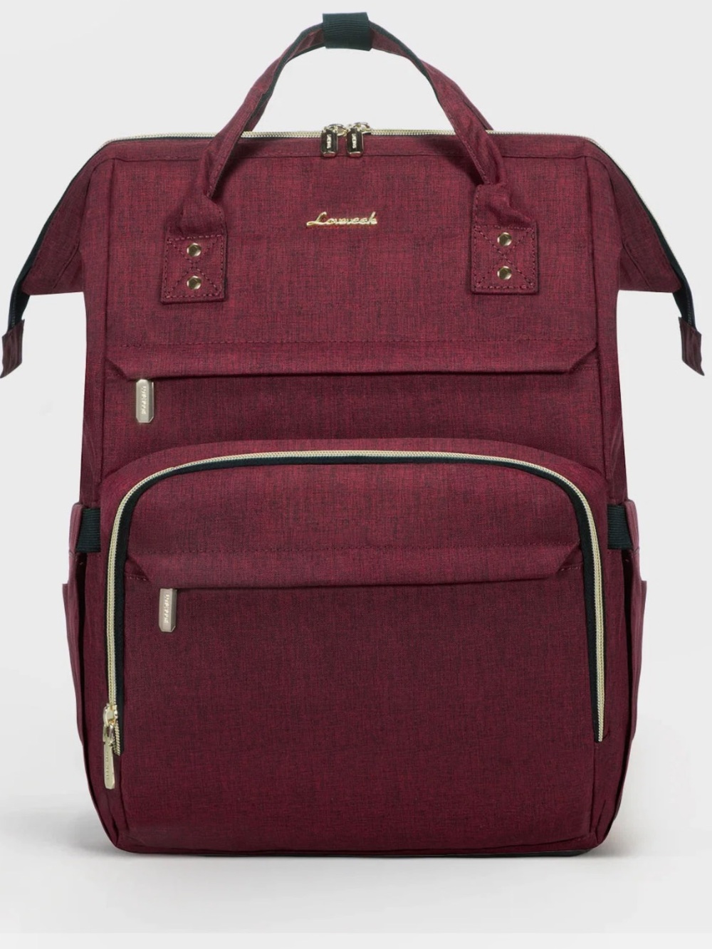 Lovevook Burgundy Backpack — Everyday Laptop & Travel Bag 15”-17” NICE